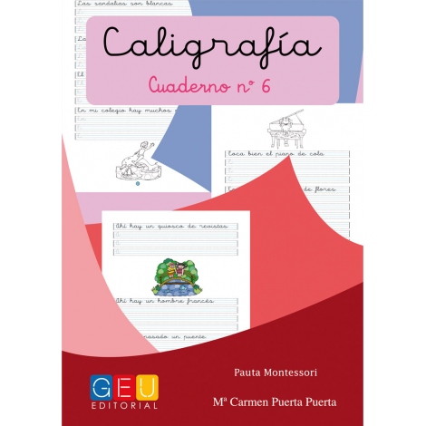 Caligrafía 6 · Pauta Montessori