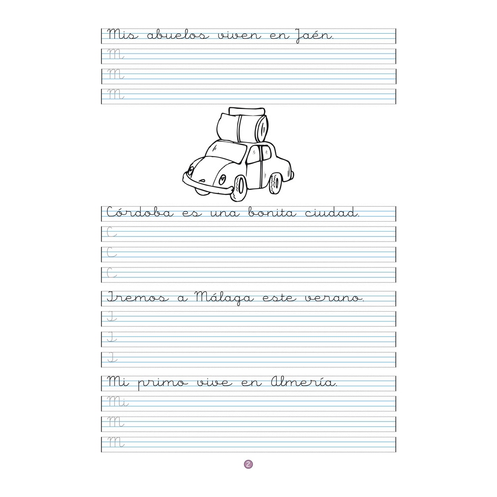 Caligrafía 6 · Pauta Montessori