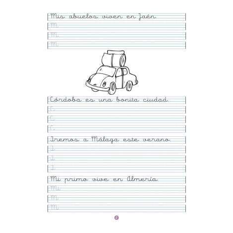 Caligrafía 6 · Pauta Montessori