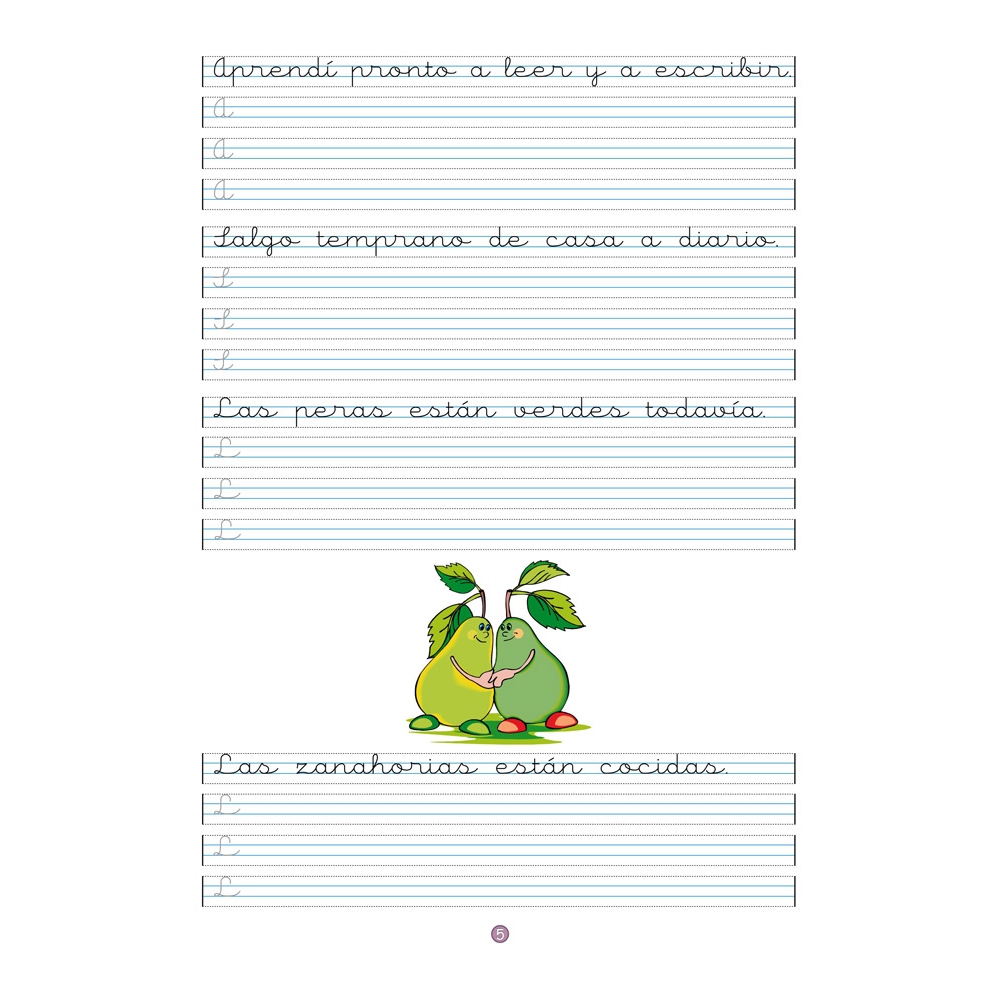 Caligrafía 6 · Pauta Montessori