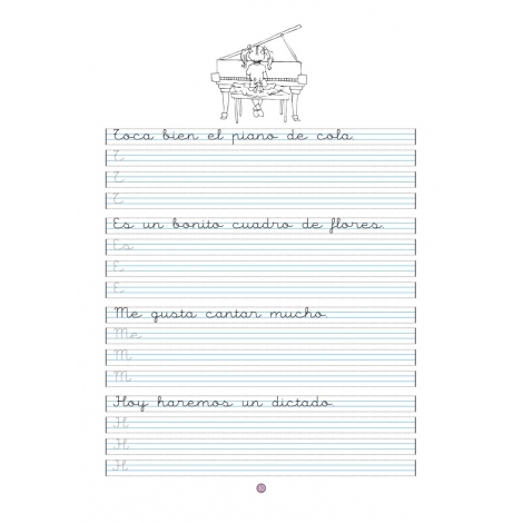 Caligrafía 6 · Pauta Montessori