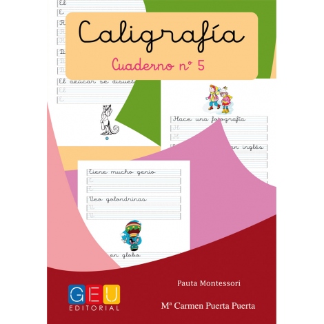 Caligrafía 5 · Pauta Montessori