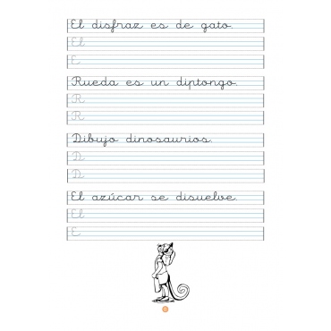 Caligrafía 5 · Pauta Montessori 2