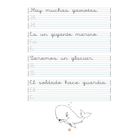 Caligrafía 5 · Pauta Montessori