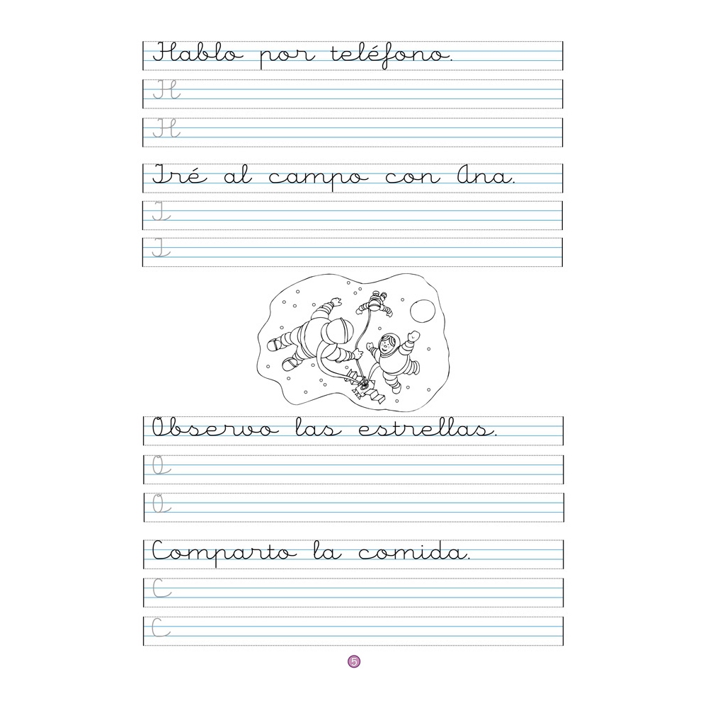 Caligrafía 4 · Pauta Montessori