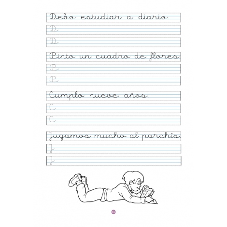 Caligrafía 4 · Pauta Montessori