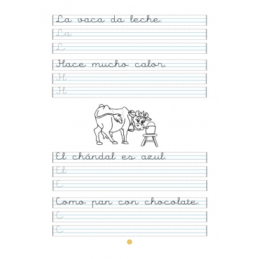 Caligrafía 3 · Pauta Montessori 2
