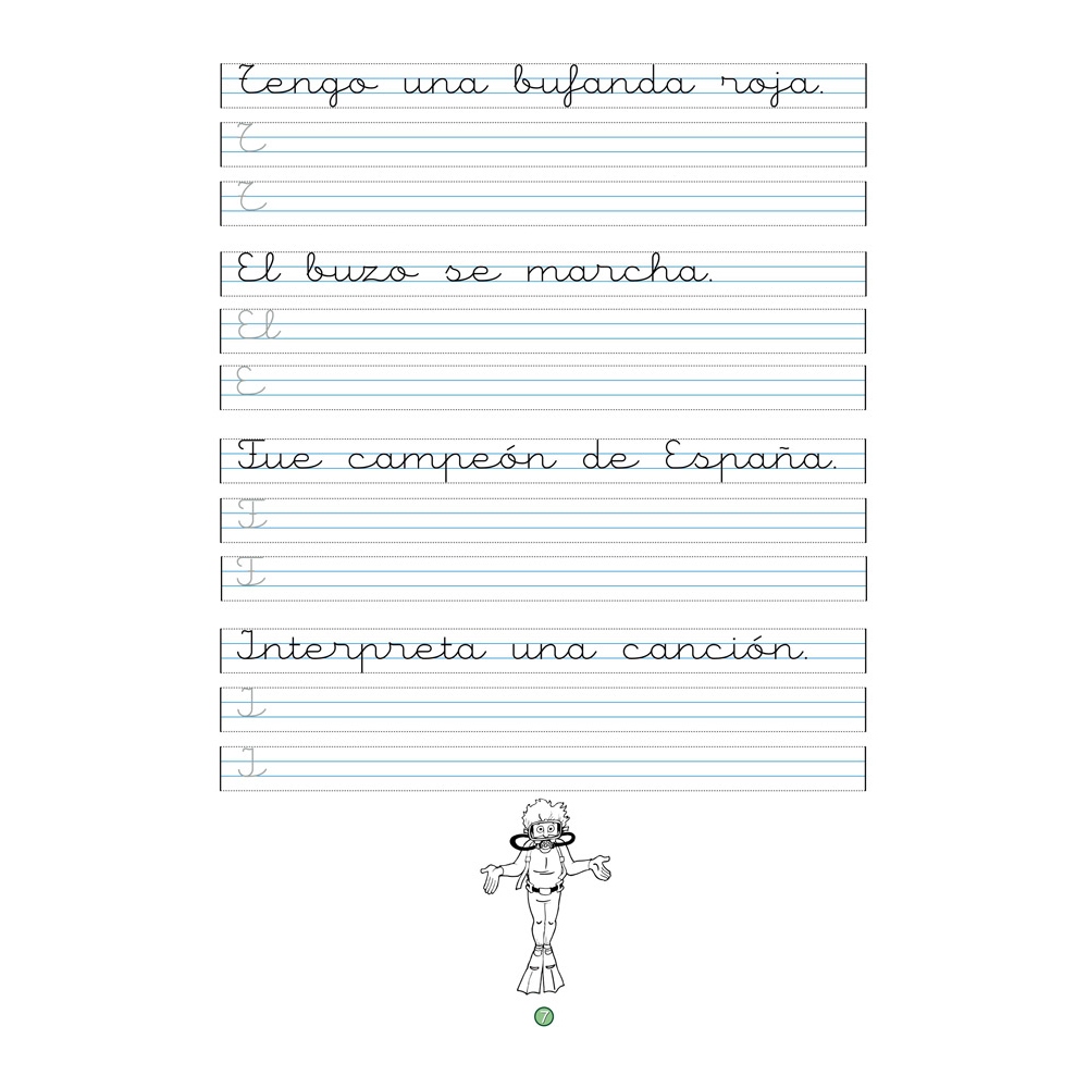 Caligrafía 2 · Pauta Montessori