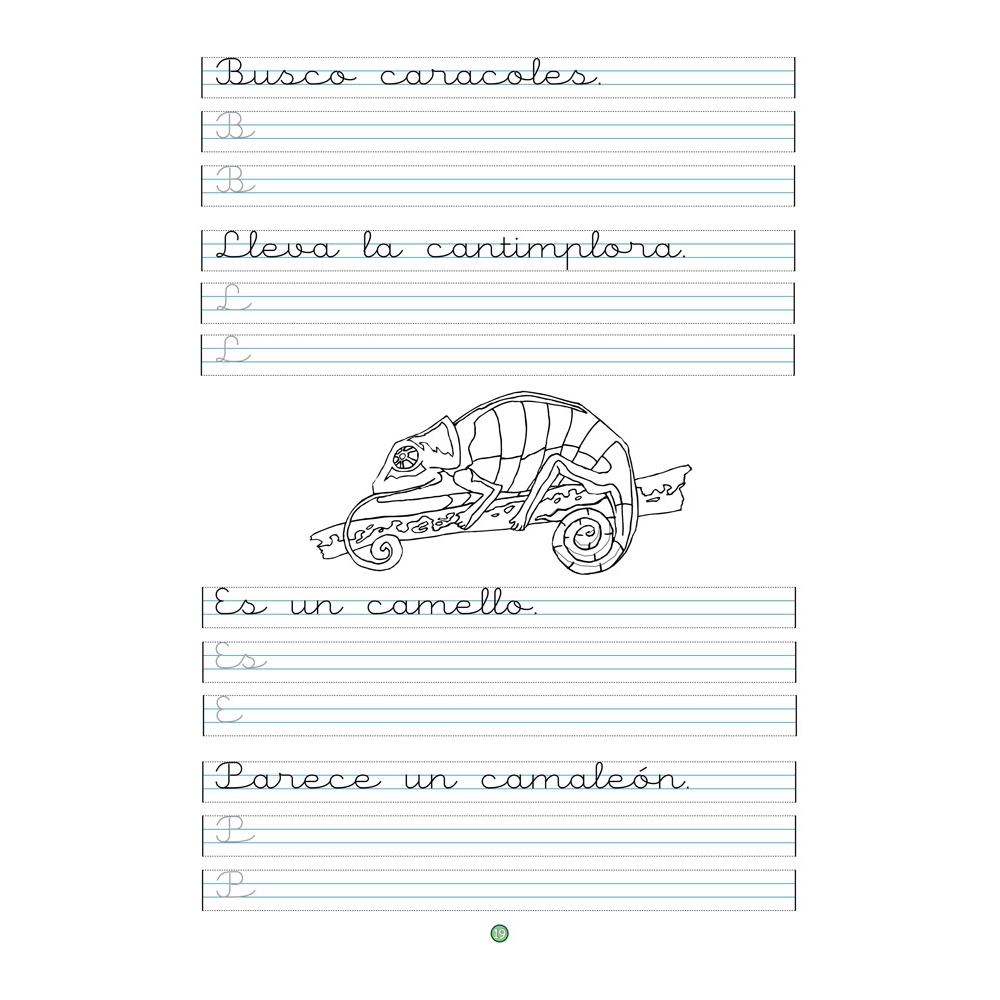 Caligrafía 2 · Pauta Montessori