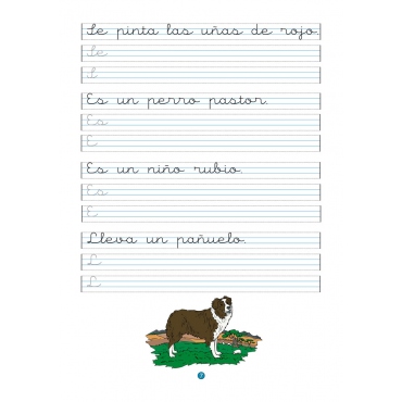 Caligrafía 1 · Pauta Montessori 2