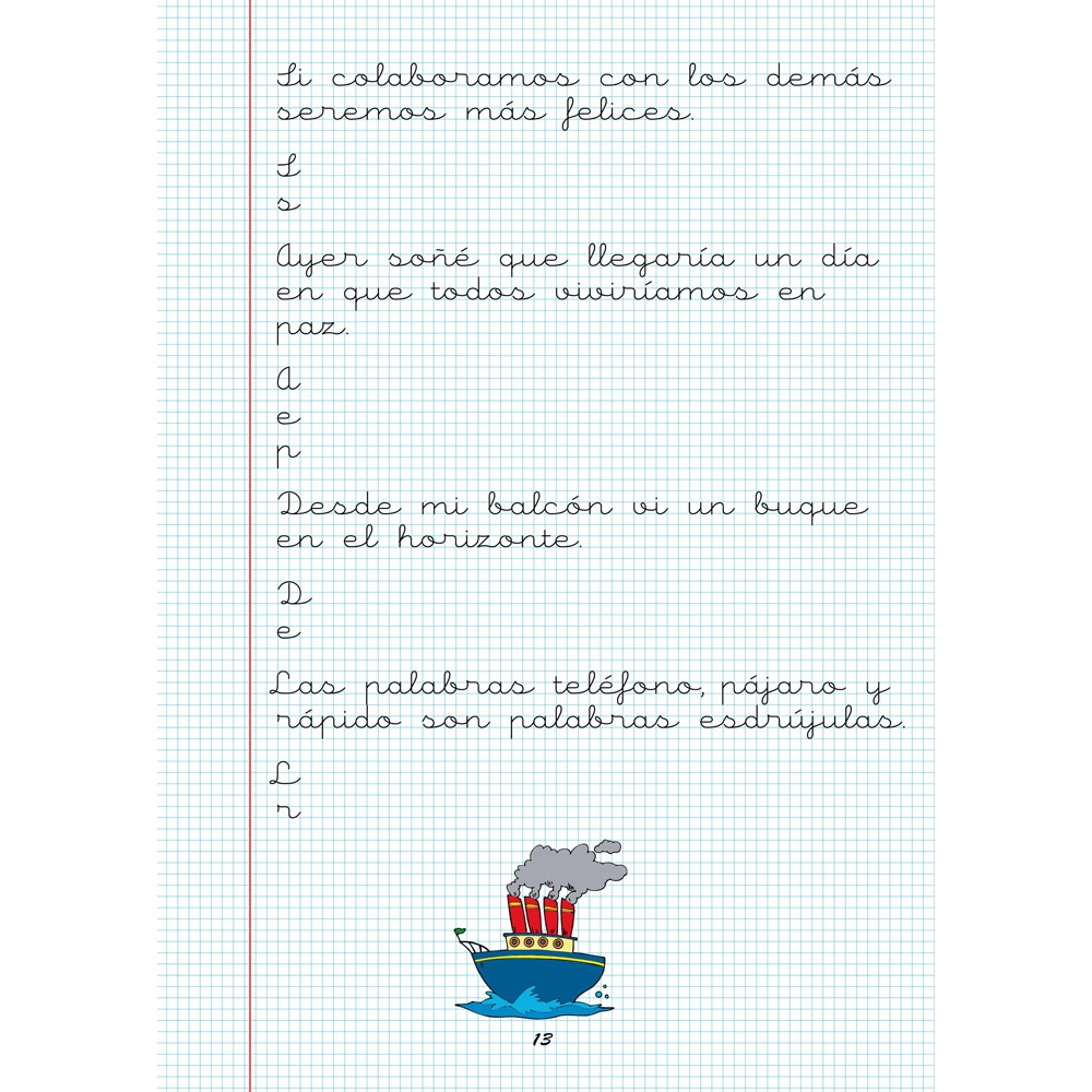 Caligrafía 23 · Cuadrícula