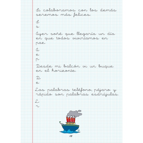 Caligrafía 23 · Cuadrícula