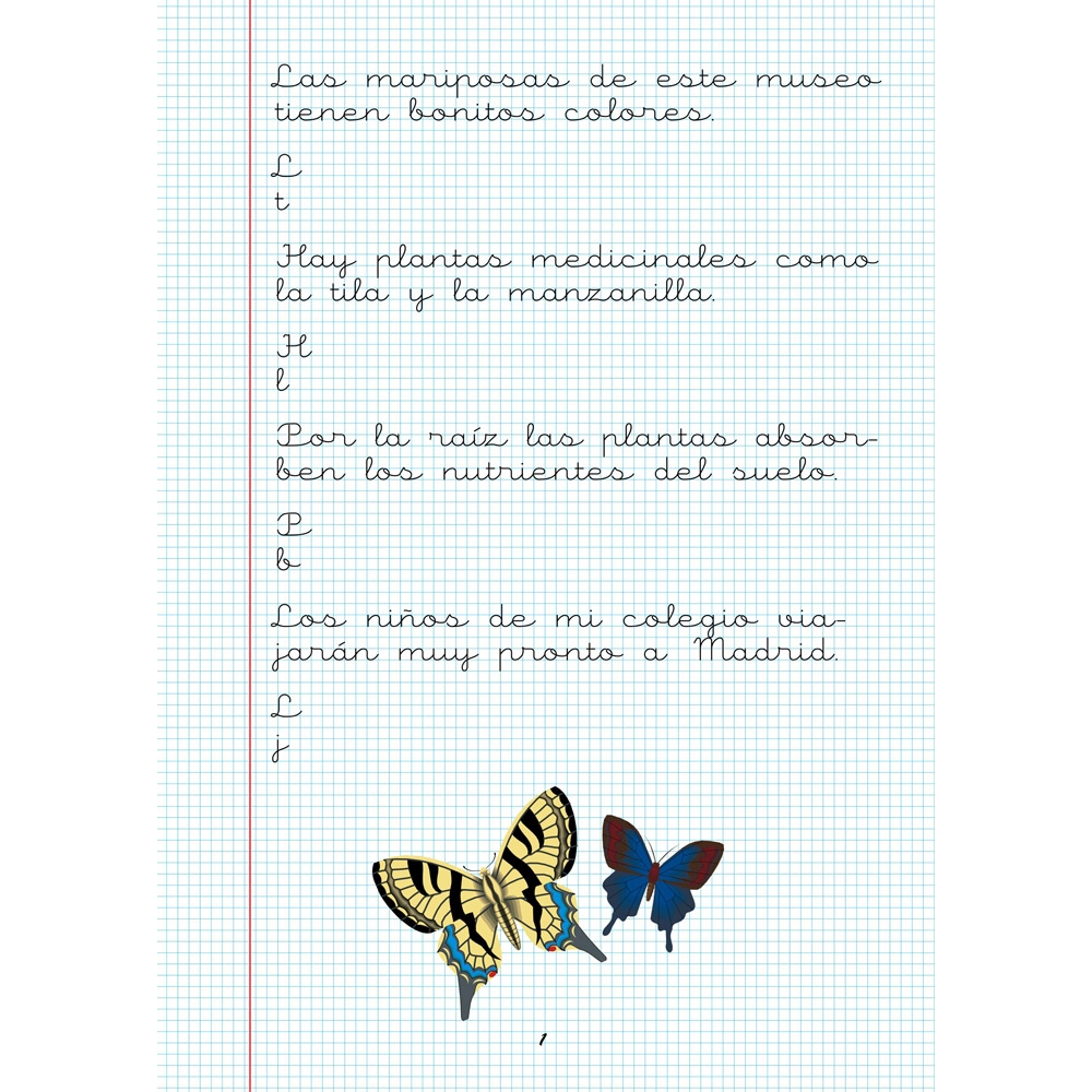 Caligrafía 22 · Cuadrícula