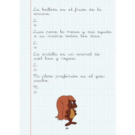 Caligrafía 20 · Cuadrícula