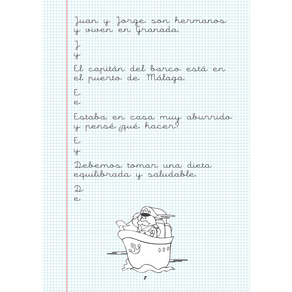 Caligrafía 19 · Cuadrícula