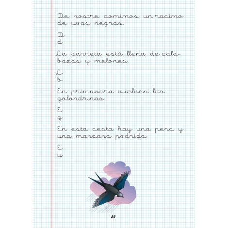 Caligrafía 18 · Cuadrícula