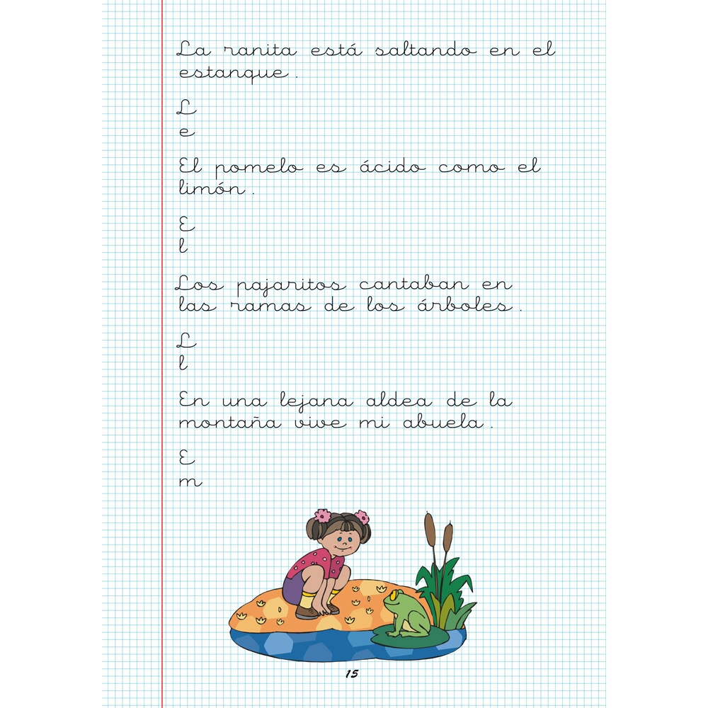 Caligrafía 16 · Cuadrícula