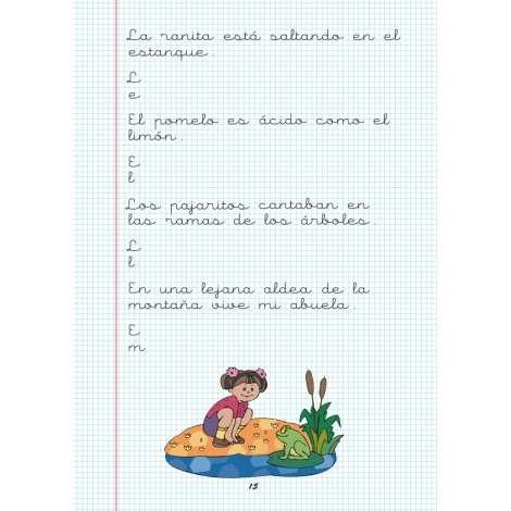 Caligrafía 16 · Cuadrícula