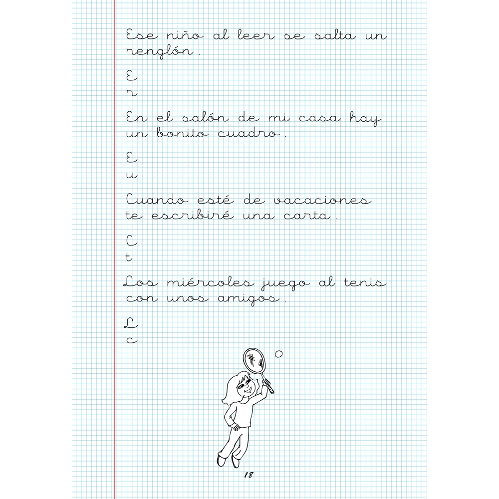 Caligrafía 16 · Cuadrícula