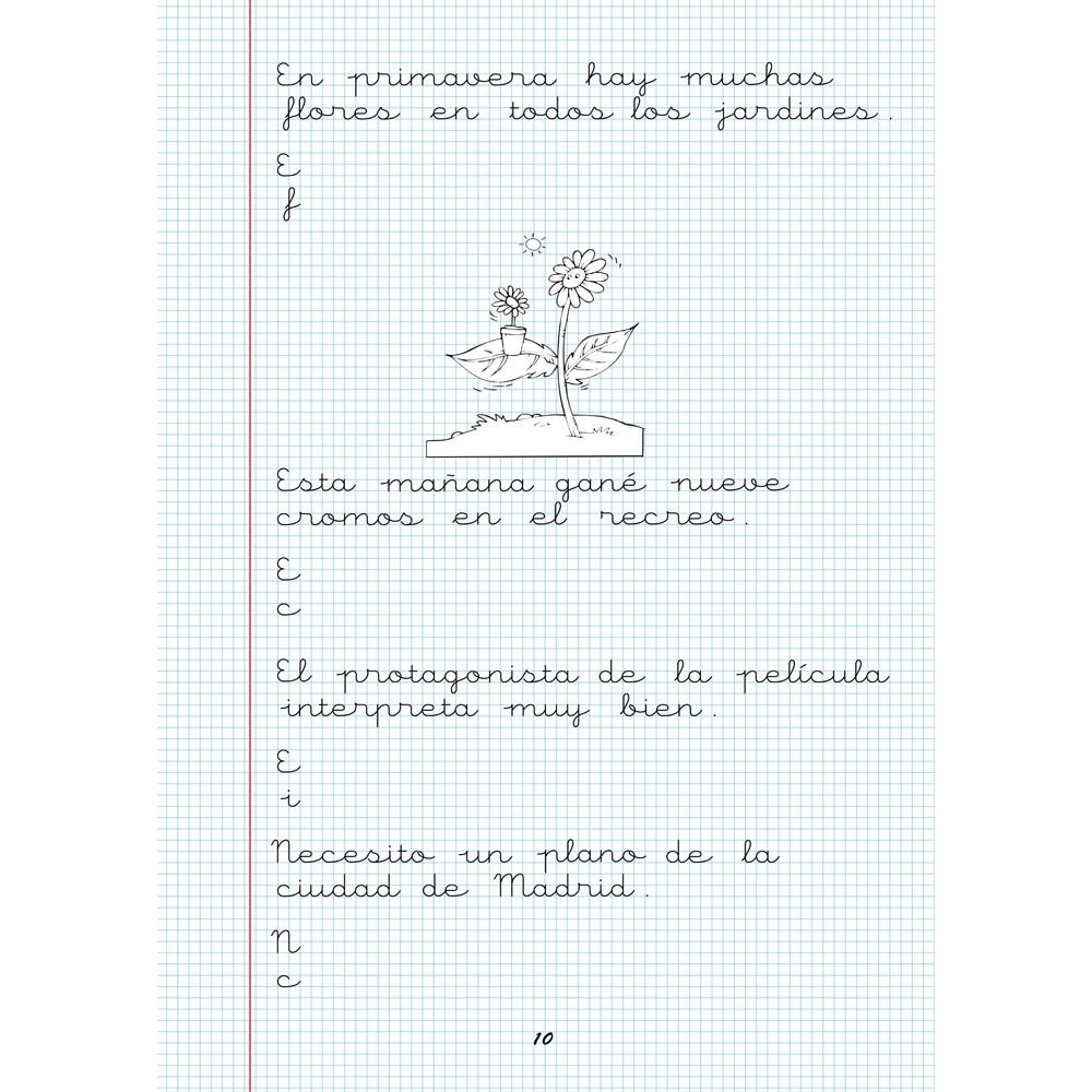 Caligrafía 15 · Cuadrícula