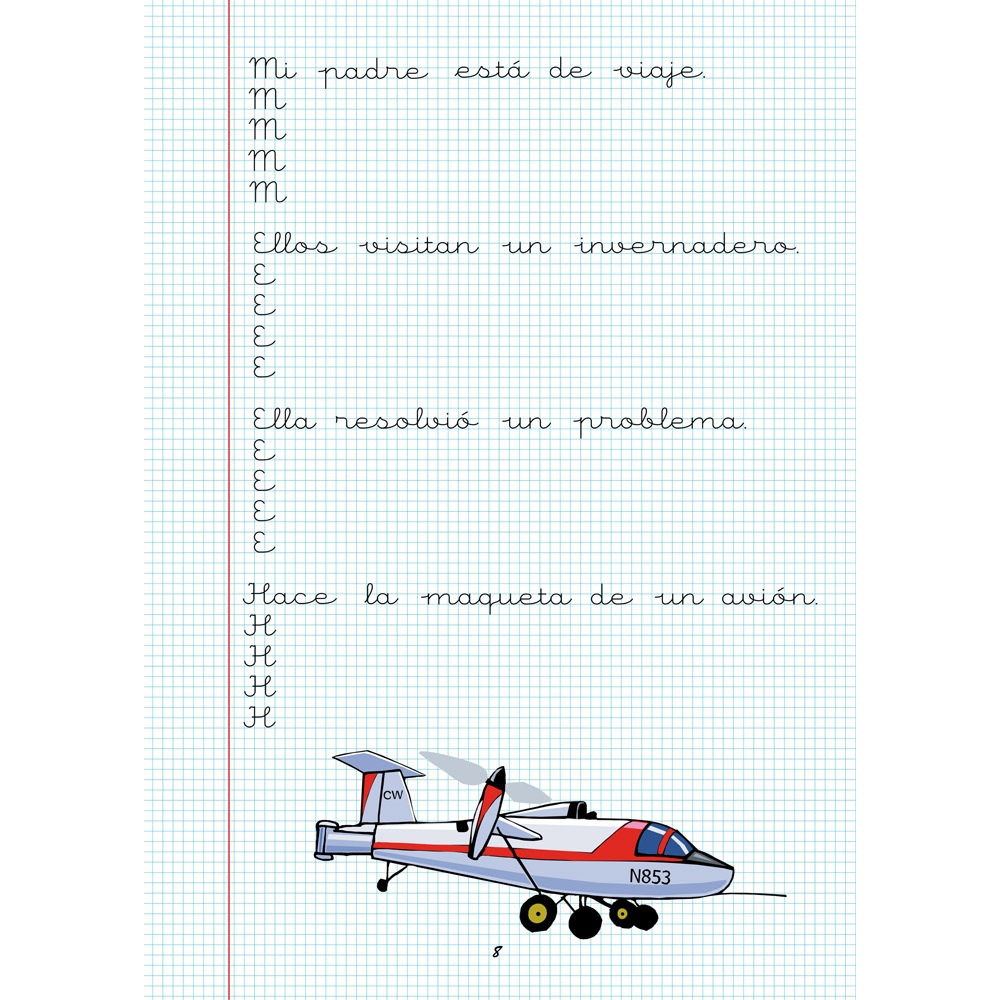 Caligrafía 14 · Cuadrícula