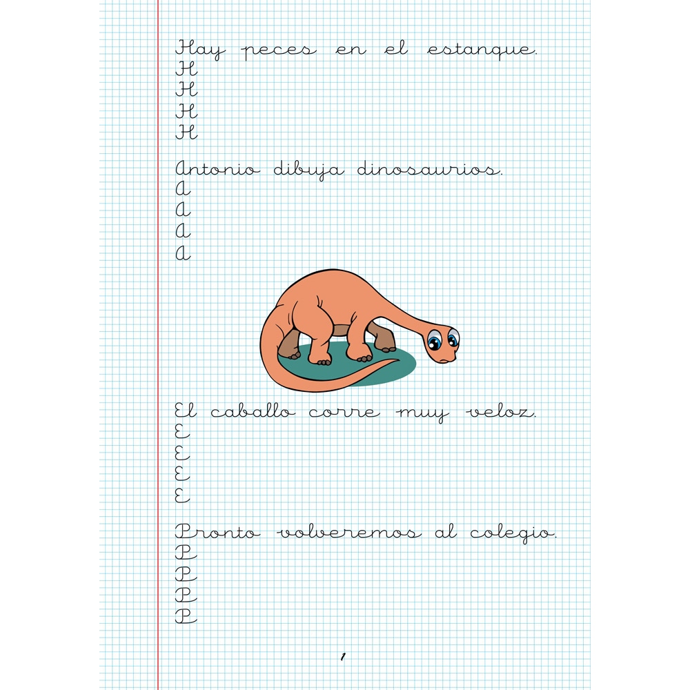 Caligrafía 14 · Cuadrícula