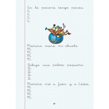 Caligrafía 12 · Cuadrícula 2