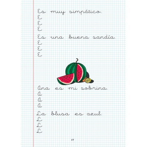 Caligrafía 9 · Cuadrícula