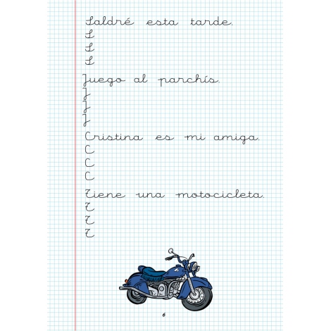 Caligrafía 8 · Cuadrícula