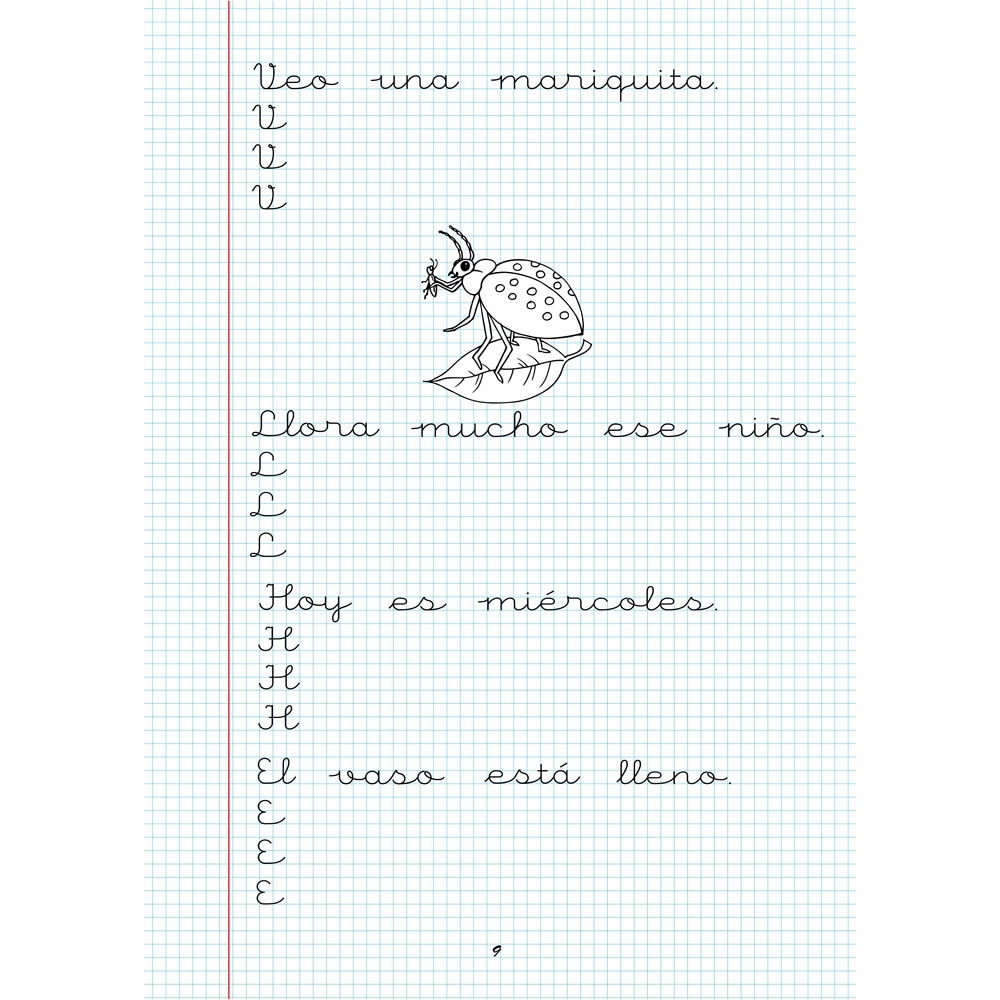 Caligrafía 6 · Cuadrícula