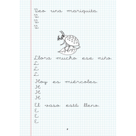 Caligrafía 6 · Cuadrícula