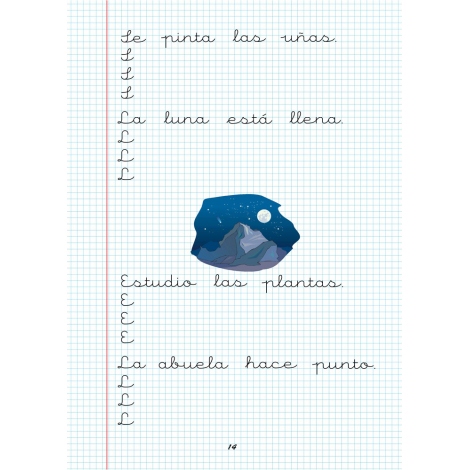 Caligrafía 6 · Cuadrícula