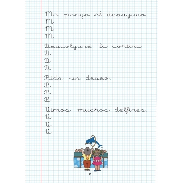 Caligrafía 5 · Cuadrícula 2