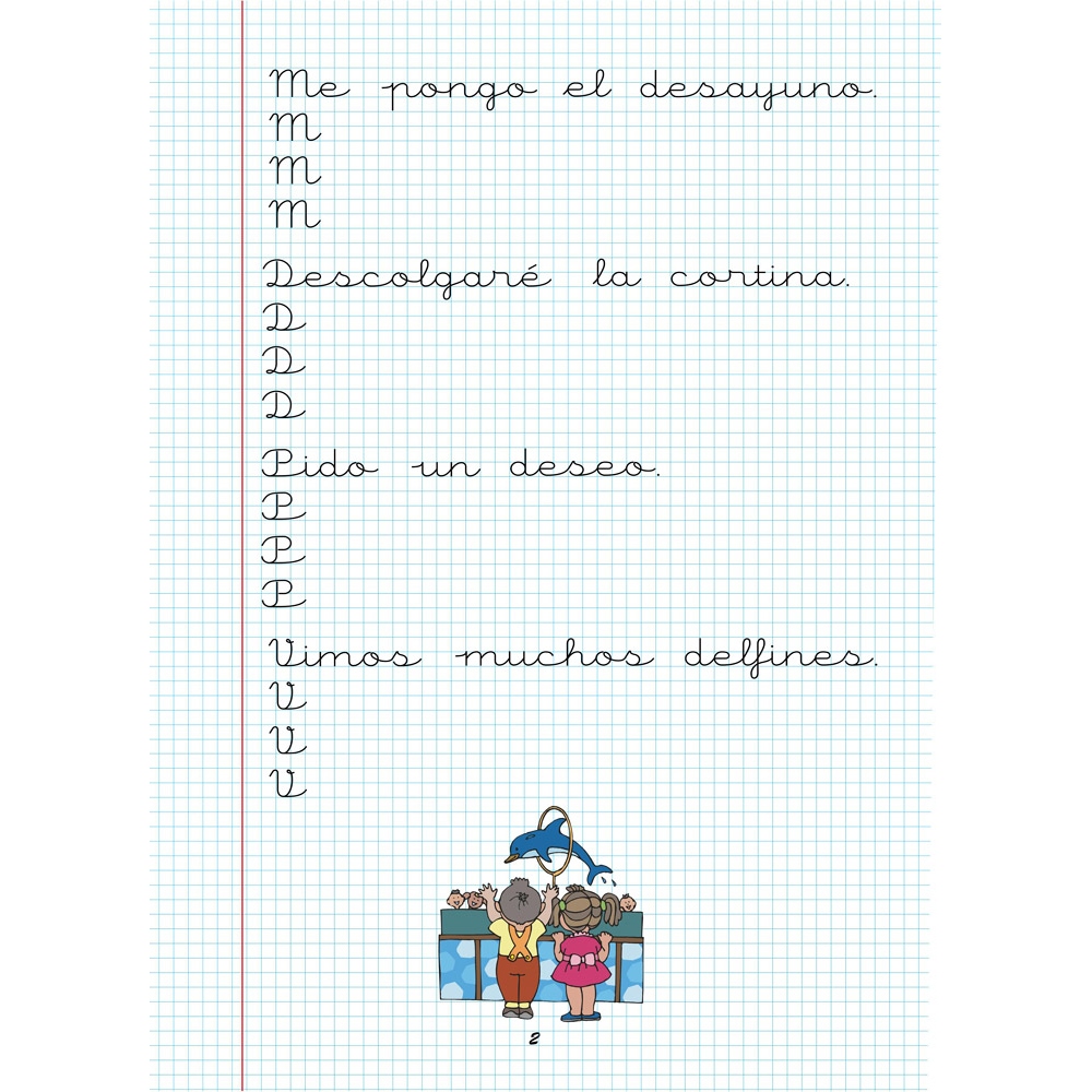 Caligrafía 5 · Cuadrícula