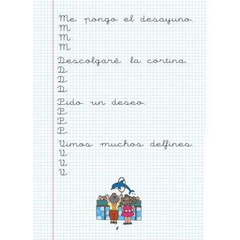 Caligrafía 5 · Cuadrícula