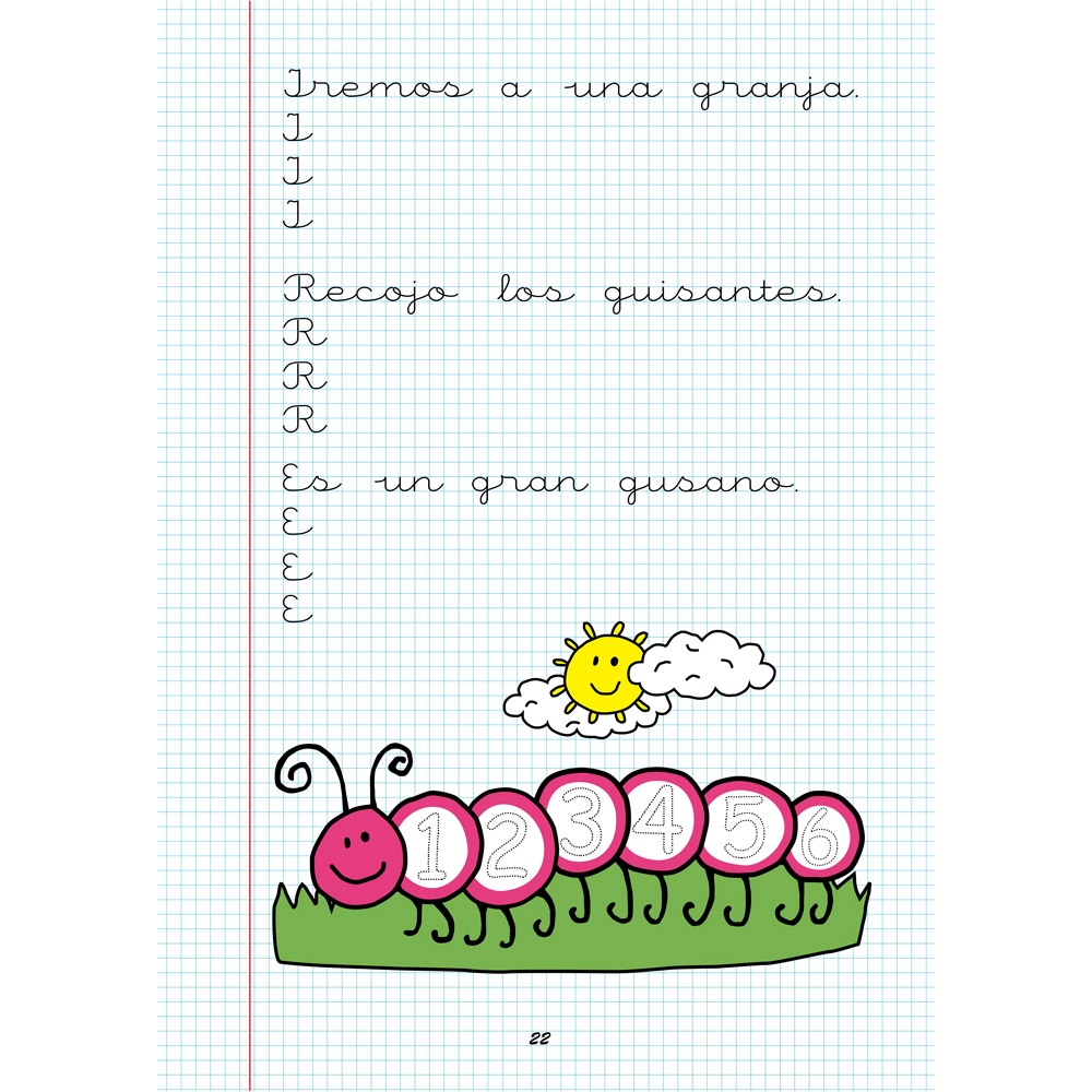 Caligrafía 5 · Cuadrícula