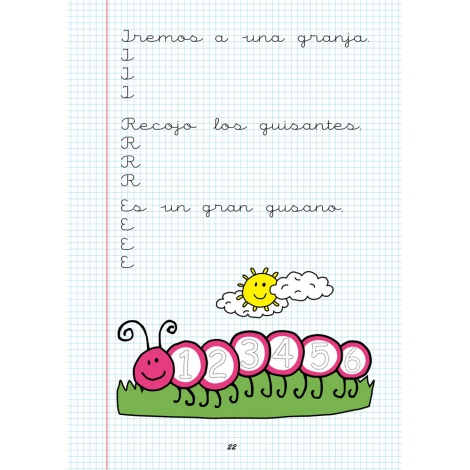 Caligrafía 5 · Cuadrícula