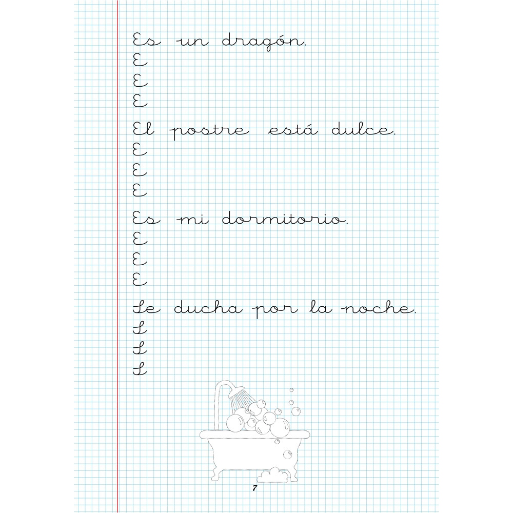 Caligrafía 5 · Cuadrícula