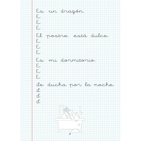 Caligrafía 5 · Cuadrícula