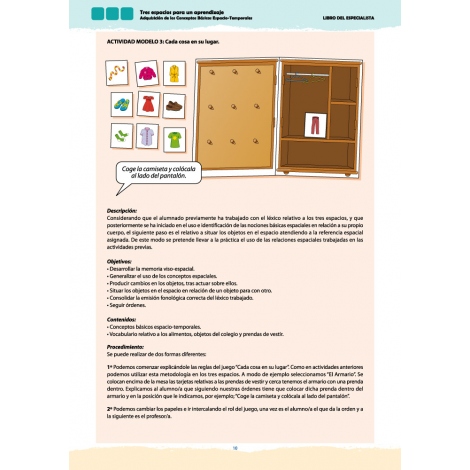Tres espacios para un aprendizaje