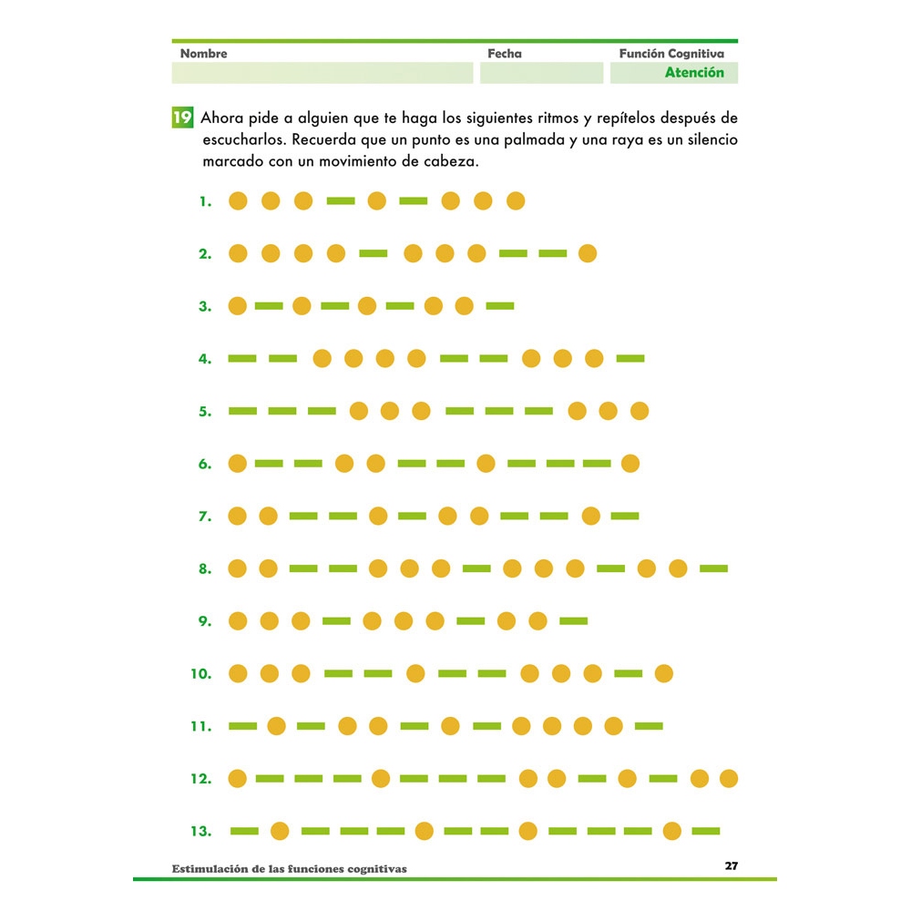 Estimulación de las funciones cognitivas. Nivel adultos. Cuaderno 4: Atención