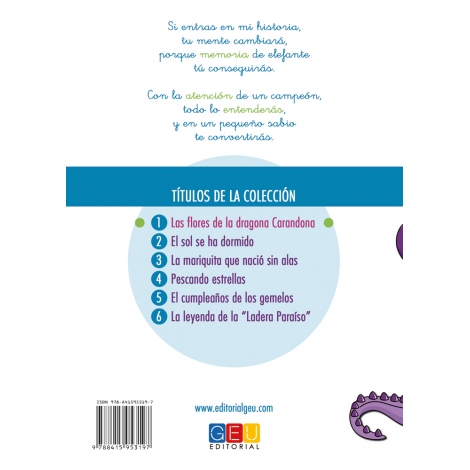 Mueve tu mente. Cuaderno 1: Las flores de la dragona Carandona