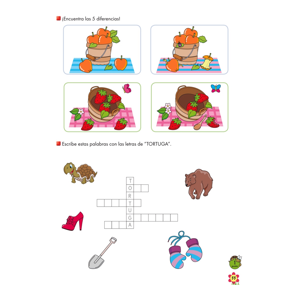 Mueve tu mente. Cuaderno 1: Las flores de la dragona Carandona