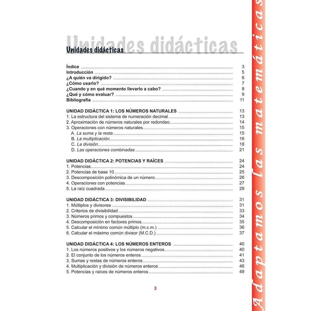 Matemáticas 1-2. Educación Secundaria. Adaptación curricular. Libro del alumno