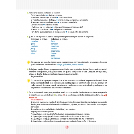 Español entre amigos. Guía del profesor. Curso 4 · Nivel A2