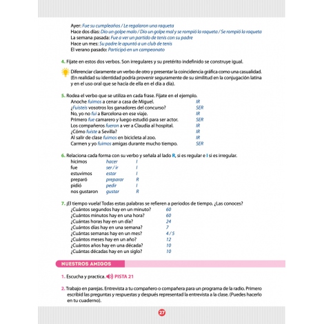 Español entre amigos. Guía del profesor. Curso 3 · Nivel A2