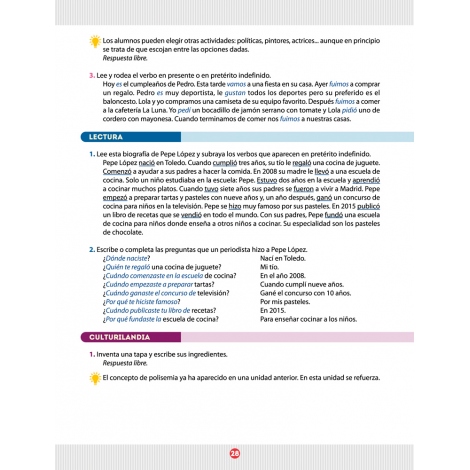 Español entre amigos. Guía del profesor. Curso 3 · Nivel A2