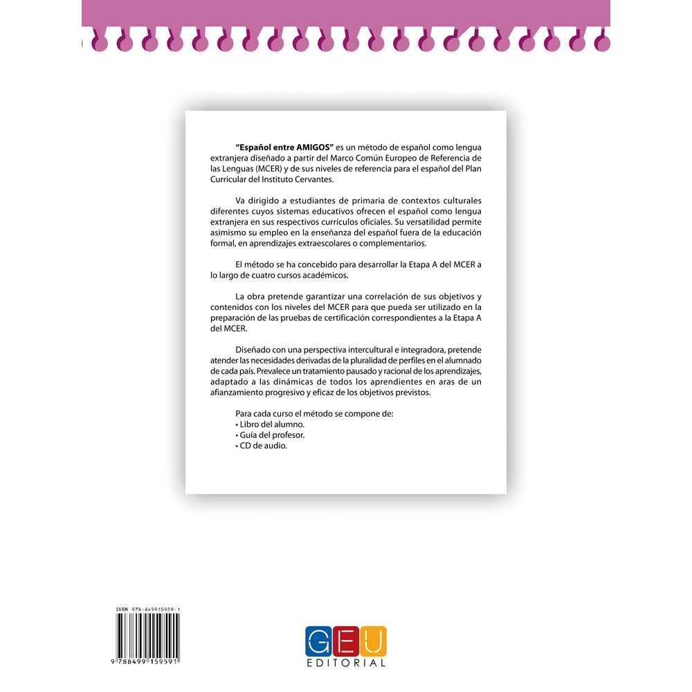 Español entre amigos. Guía del profesor. Curso 3 · Nivel A2