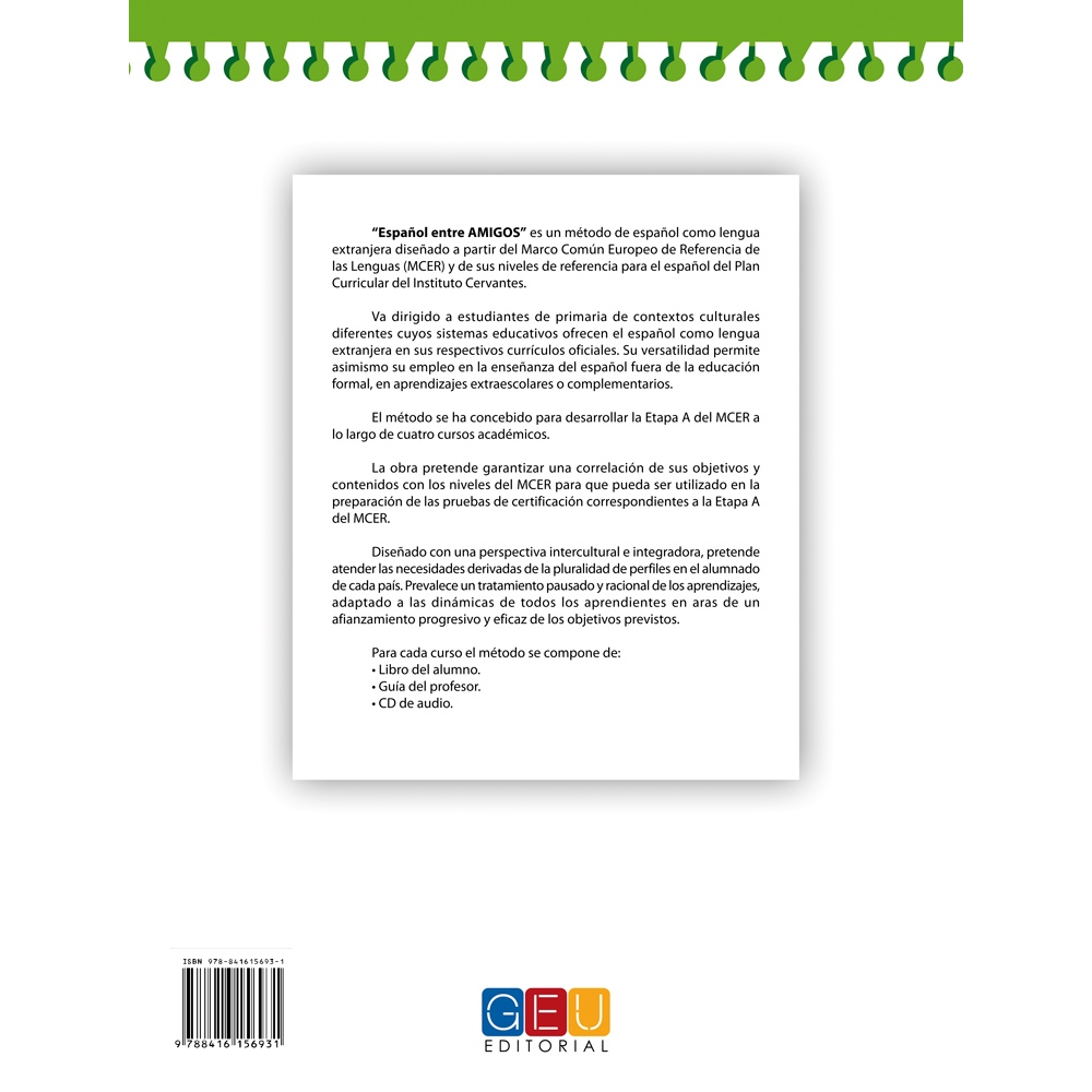 Español entre amigos. Guía del profesor. Curso 1 · Nivel A1