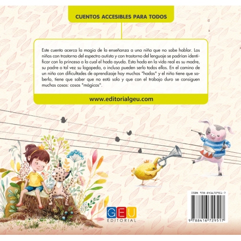 La princesa aprende a hablar · Cuento con pictogramas